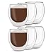Produktbild DUOS® Jumbo Latte Macchiato Gläser Set 6x410ml, Doppelwandige Gläser Latte Macchiato, Doppelwandige Kaffeegläser, Teegläser, Cappuccino Gläser Eiskaffee Gläser Thermogläser doppelwandig Espressotassen
