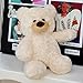Gwxqybfe 10inch Teddy Bear Stuffed Animal, Soft Teddy Bear Plushie Toys, Birthday Christmas Valentine's Day Gifts for Kid Boys Girls (White)