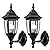 EMART Outdoor Porch Light LED Exterior Wall Light Fixtures, Special Handling Anti-Corrosion Plastic Material, Waterproof Security Lamp for Wall, Garage, Front Porch - 2 Pac