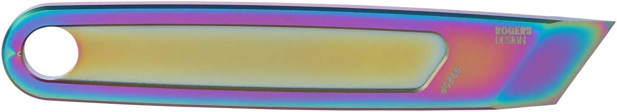 CRKT HangPry Iridescent Everyday Carry EDC Pry Bar: Titanium Handle, Lanyard, 9920P