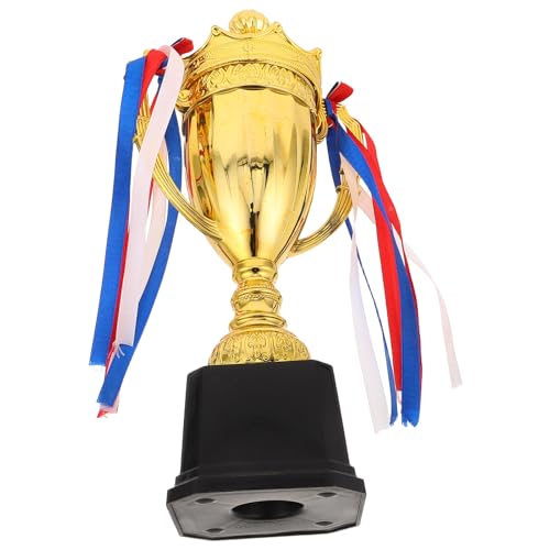 Trophée de football en métal doré Healvian au design élégant et durable