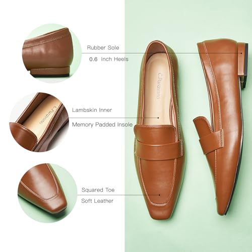 Image of C.Paravano Women's Loafer Flat | Loafers for Women | Slip-on Flats Shoes | Business Casual Shoe | Slip-on Penny Loafers for Women
