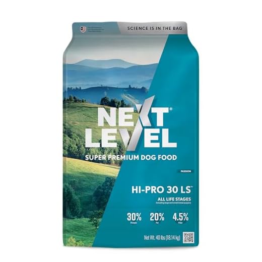 Next Level Super Premium Dog Food – HI-PRO 30 LS™ – Dry Kibble for Dogs for All Life Stages All Breeds – 30% Protein, Gluten Free Grains - High Energy and Active Dogs & Puppies