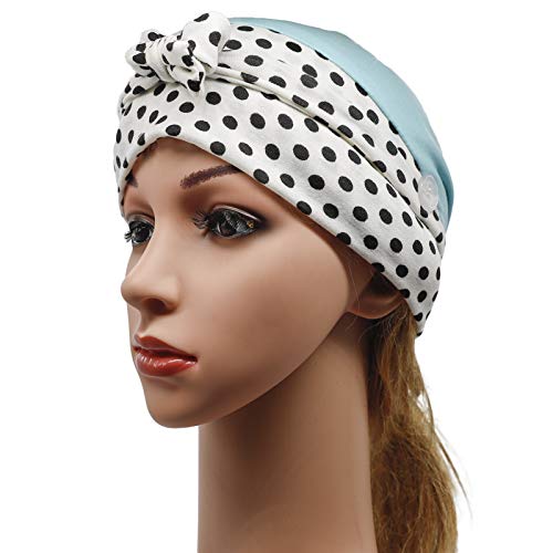 Gorro de trabajo tejido para mujer con botón y ponytail miniatura 3