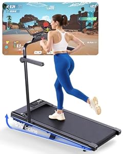 Superun Walking Pad mit Steigung – 3,0 PS Laufband für Zuhause mit App und Fernbedienung – Laufband mit Steigung 136 kg unter den Schreibtisch