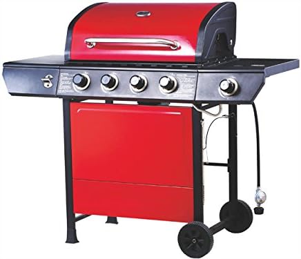 Emberman Grill King 4 Burner Red