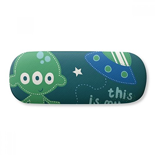 Estojo para óculos Hello Alienígena Universe And Alienígena, estojo rígido para armazenamento de ócu