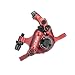 Fututech Hydraulischer Bremssattel für Xiaomi Pro Pro2 Basis, Ölbremse, hydraulische Zange, Zubehör, Scooter, Ersatzteil, Modifikation, Elektroroller (rote Bremse)