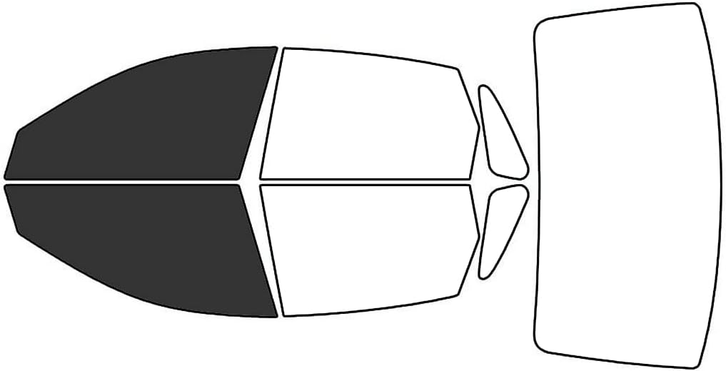 Rvinyl Window Tint Kit Compatible with Subaru Impreza 2008-2011 (Sedan) - Front Precut Kit - 20%