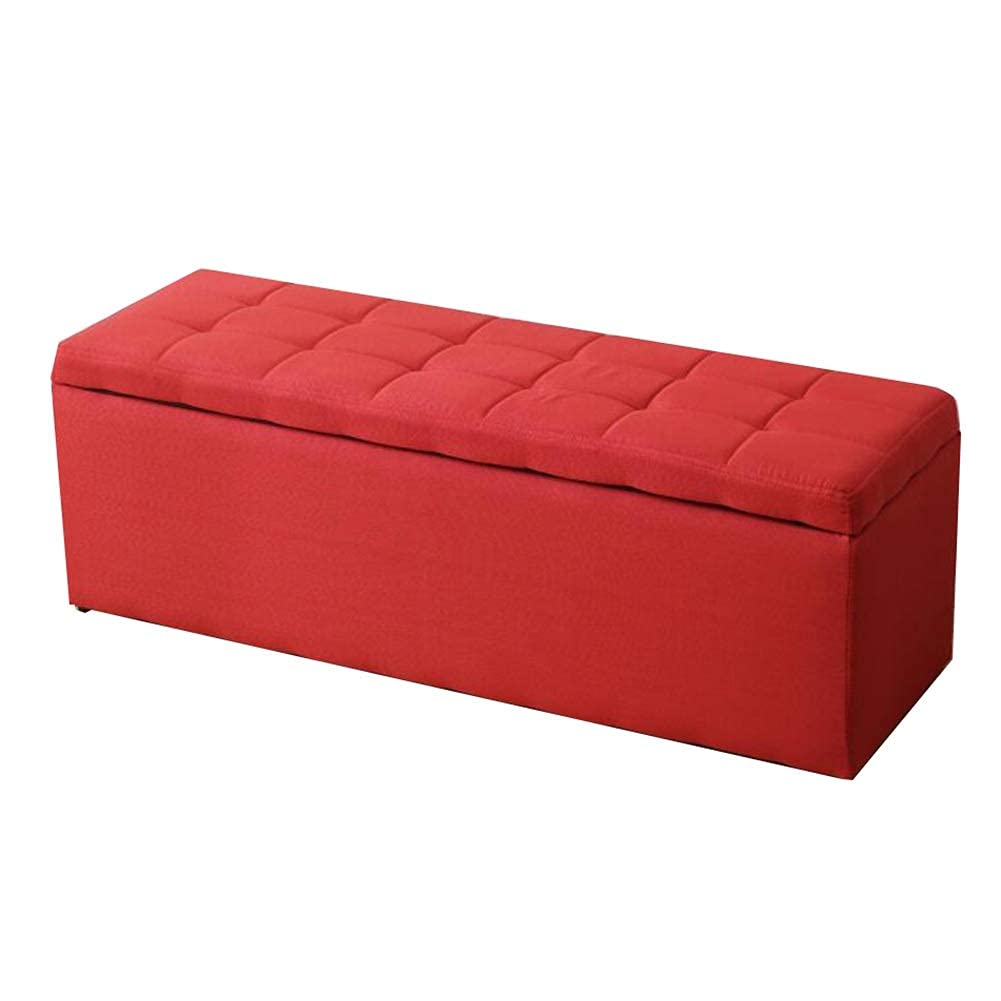 Coffre de rangement banc marron 60x40x40 cm pour salon