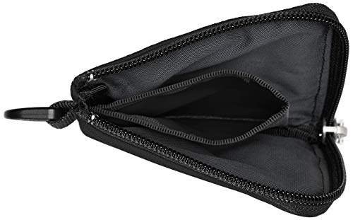 Chums Square Coin Case Sweat Nylon Travel Wallet, Black / Charcoal #TOP2