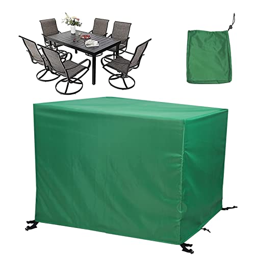 Funda Protectora Para Muebles De Jardín - 200x90x60 Cm, Tela Oxford 420D Impermeable, Con Cordón Ajustable, Protección UV
