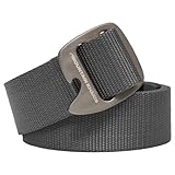 Mountain Khakis Men's Solid Webbing Belt, One, Gunmetal