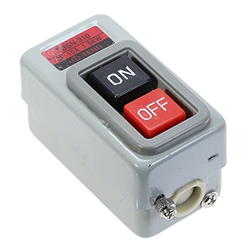 Interrupteur de démarrage triphasé AC 380V 10A TBSN-310 pour commande de puissance