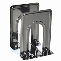 Amazon.co.jp: （1ペア）金属ブックエンドノンスキッドブックスタンド