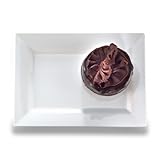 EMI Yoshi EMI-RP6W Rectangle Plastic Dessert Plate, 5.5 by 7.5-Inch, White, 120 Per Case