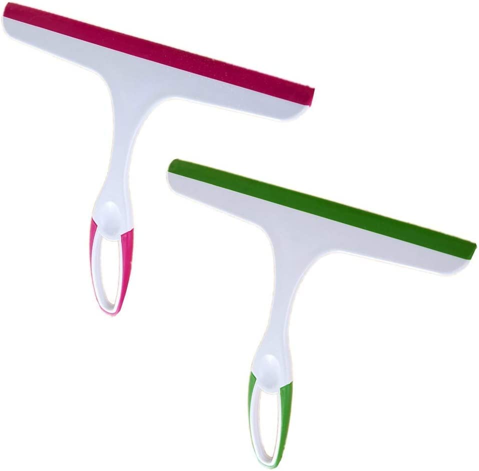 Decor Vibes Handheld Squeegee Shower Glass Squeegee Cleaner Double Sided Small Window Glass Wipers Spray Cleaner Tool for Washing Shower Door, Bathroom Mirrors, Kitchen, Window, Car Glass (Pack of 2) (B0BJZW31GV) Amazon Price History, Amazon Price Tracker