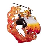 AIVENTING Tomioka Giyuu Figura Anime Kimetsu No Yaiba Figura de PVC Modelo Figura de Acción Juguetes Adornos de Escritorio Suministros Coleccionables Regalos (Rengoku Kyoujurou/18 cm)