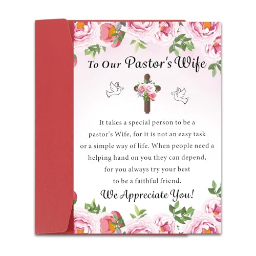 Pastors Wife Appreciation Cards Pastors Wife Gifts for Women First