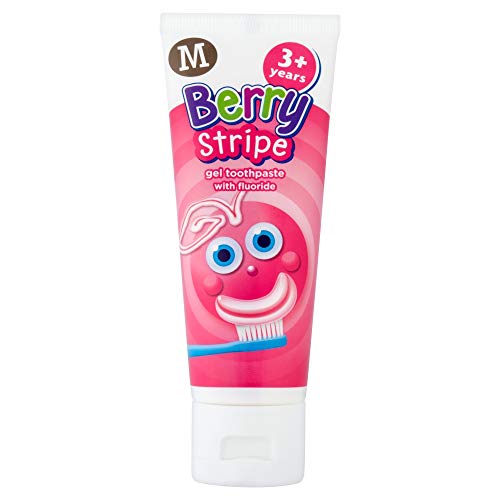 Morrisons Kids 3+ Years Berry Stripe Toothpaste, 75ml