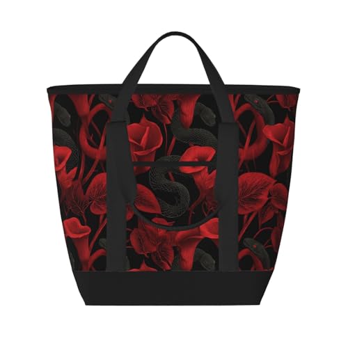Sac d'épicerie isotherme réutilisable grand sac isotherme doux courses fermeture