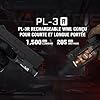 OLIGHT PL-3R Valkyrie Lampe Tactique 1500 Lumens Max 205M Rechargeable Deux Modes d'Éclairage Compactible avec Rail GL et Picatinny Ideal pour Chasse Noir