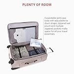 SwissGear Sion Softside Expandable Roller Luggage, Pewter, 3-Piece Set (21/25/29) - Image 5
