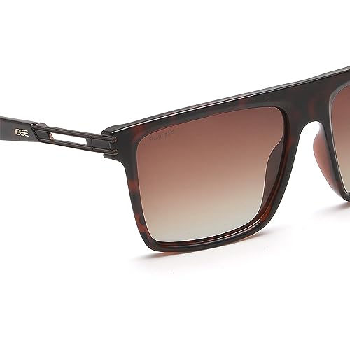 Image of IDEE 100% UV protected sunglasses for Men | Size- Large | Shape- Square | Model- IDS2957