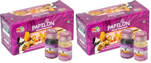 Image of Papilon Food Flavours & Colours Culinary Essence, 10 X 20 ml (Pack of 2)