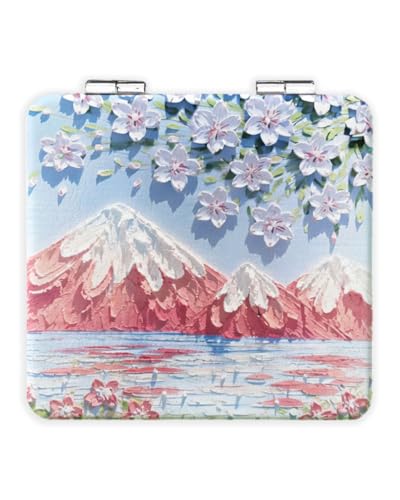 💖 【Opzioni di ingrandimento multifunzione】 Questo specchio compatto portatile offre 1 specchio e un comodo ingrandimento 2x, rendendolo adatto a una varietà di attività di bellezza, dall'uso generale ad attività dettagliate come la pinzetta o l'applicazione del mascara.