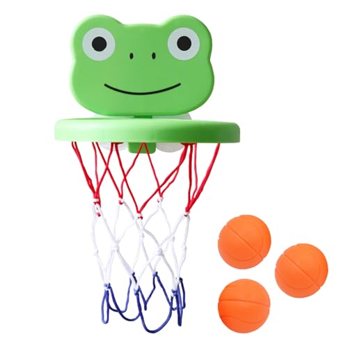 HSYWSH Jouet de Bain pour bébé, Panier de Basket pour Bébé, Mini Panier de Basket avec 3 Balles 2 Ventouse, Basket Jouet de Bain, pour Salon,Salle de Bain,...