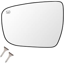 Senzeal Driver Side Heated Mirror Glass Replacement for Nissan Rogue 2014-2019 Nissan Murano 2015-2023 Pathfinder 2017-2019 963664BA1A Left Side