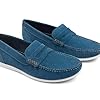 Silver Street London Stanhope Mens Casual Suede Slip on Loafers Sizes 7-12 (10 UK, Bright Blue) #5