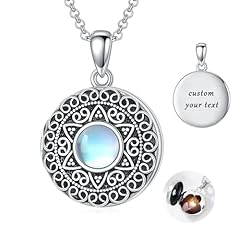 Filigree Moonstone Locket+Photo+Text