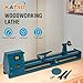 KATSU Tools Wood Lathe 375W Double Guide Framed Wood Turner, 250mm Max Turning Diameter, 1000mm Max Workpiece Length, 4 Adjustable Speeds Electric Wood Turning Lathe Machine