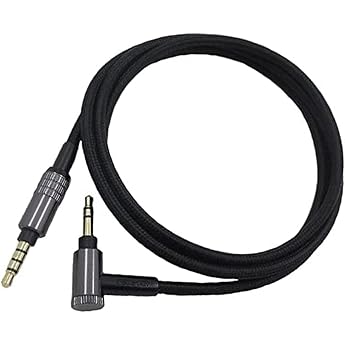Twaxl Headphone Audio Aux Cable Suitable for Sony WH-H900N / WH-1000XM3 / WH-1000XM4 / H800 / 950 / mdr-10r / mdr-10rc / 10RBT / NC200D / MDR-100AAP Headphone Audio Aux Cable 1 Male to 1 .2m / 3 .93