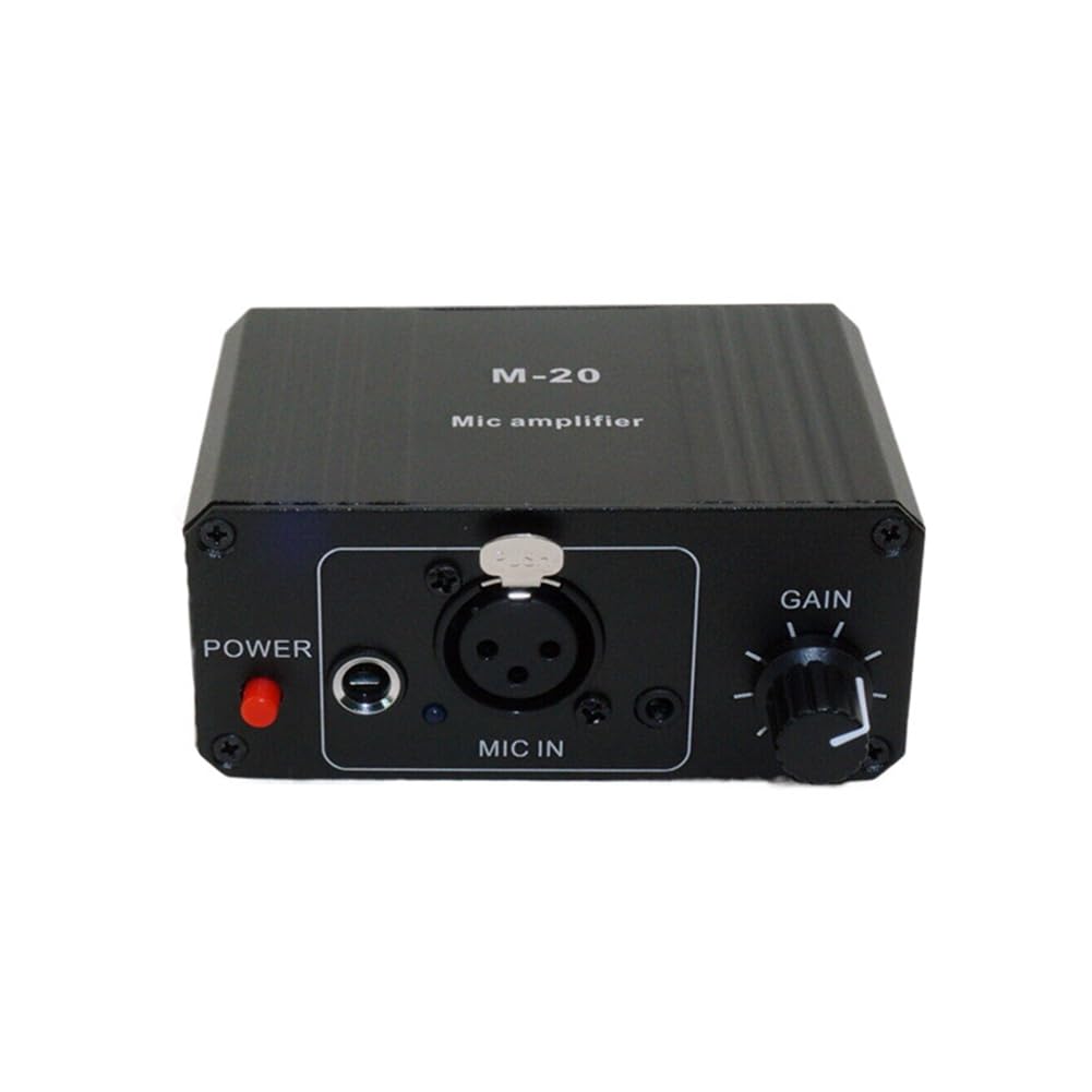 Dynamisches Mikrofon, Kondensator-Mikrofonverstärker, M-20 Audio, 48 V Phantomspeisung, Aufladung, Schwarz, für Live-Soundkarten-Lautsprecher C