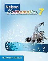 Nelson Mathematics 7 Solutions Manual 0176283137 Book Cover