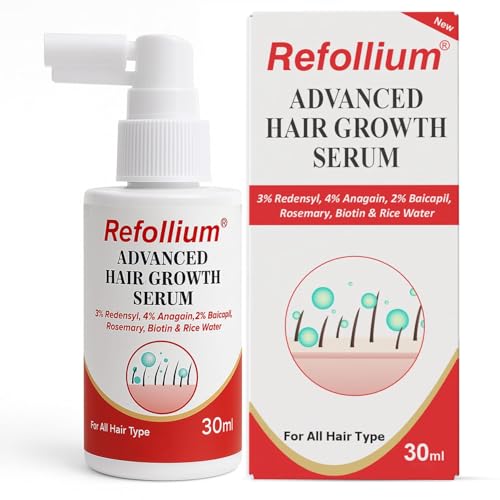 Image of Hair Growth Serum | Redensyl, Anagain, Baicapil, Caffeine, Biotin & Rice Water | Advanced Serum for Scalp | Controls Hairfall & Boosts New Growth | For Men & Women | 30ml (PACK OF 1)