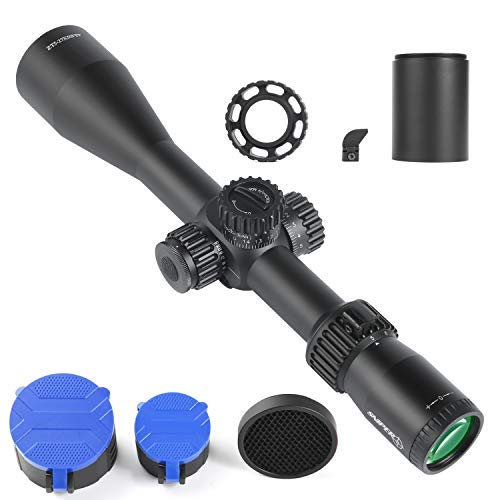 Sniper ZT 5-27x50 FFP Scope Side Parallax Adjustment Glass Etched Reticle Red Green Illuminated with Scope Mount