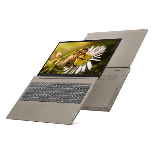 Image of Lenovo IdeaPad 3 15.6 inch FHD Anti-Glare Laptop, Intel Core i3-1115G4 up to 4.1GHz, 8GB DDR4, 512GB SSD, Webcam, HDMI, Bluetooth, Fingerprint Reader, Windows 10 Home S, TWE Mouse Pad, Almond