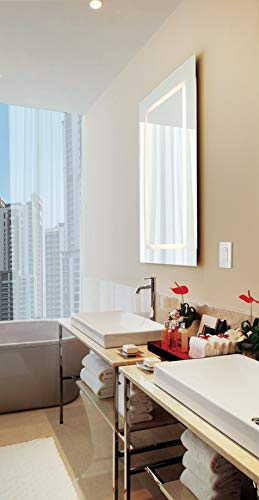 DewStop FS-325-W1 Adjustable Bathroom Fan Control with Humidity Sensor and Light Switch, White