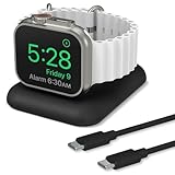 10 Best Apple Watch Stand Options for Convenience 11 Nimble Charger Stand for Apple Watch, Portable Watch Charger for iWatch with USB-C Cable, Supports Nightstand Mode - Wireless Charging Station for iWatch Series 11/10/9/8/7/6/5/4/3/2, Ultra 2 Ultra/SE