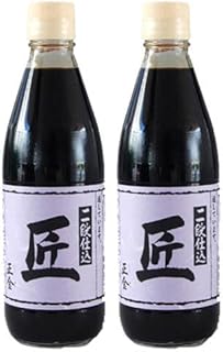 小豆島 正金醤油 二段仕込 匠 360ml(2本セット) こだわりの二段仕込 天然醸造 再仕込みしょうゆ おうちごはん 調味料 オリーブアイランド oliveisland