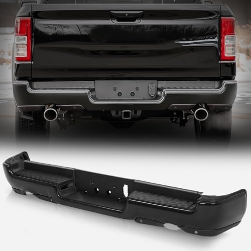 Auto Dynasty Rear Step Bumper Compatible with 2019-2024 Ram 1500,...