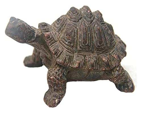 Ornement de la famille tortue en laiton et porte-bonheur feng shui