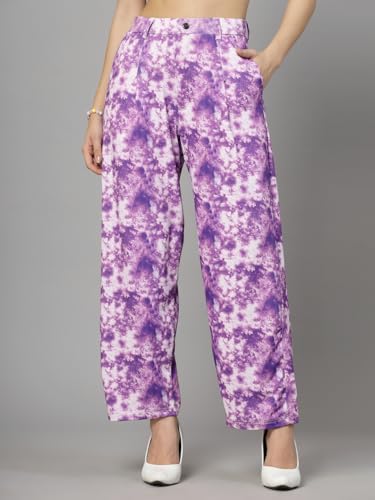 Image of UZARUS Women's Relax Fit Trouser 2 Pockets Baggy Pants