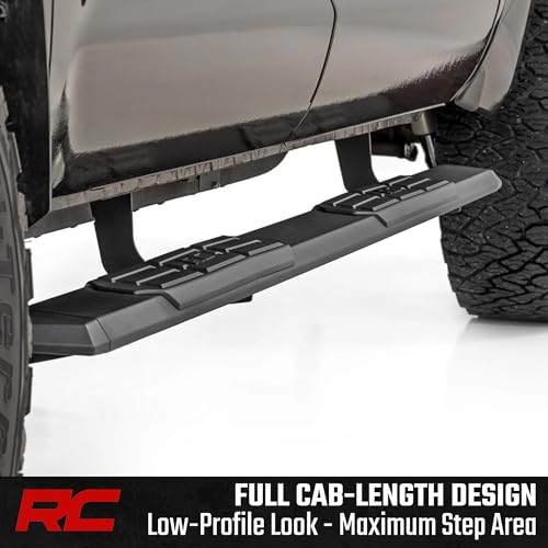 Estribos de aluminio Rough Country TR2 para Toyota Tundra CrewMax miniatura 4