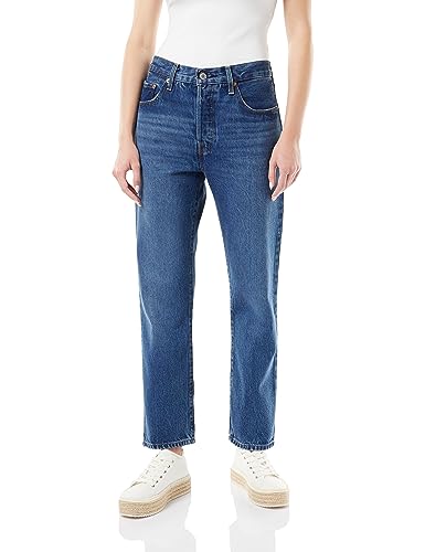 Levi's 501 Crop Jeans, Kadın Kot Pantolon, Dark Indigo (0005),…