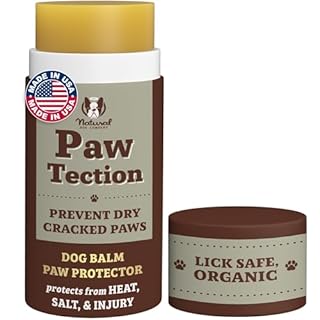 Natural Dog Company PawTection Balm 2 oz Stick – Dog Paw Protection Wax with Shea Butter & Calendula – Shields Paws from Snow, Ice, Salt, Hot Pavement & Rough Terrain – Lick-Safe, Vegan